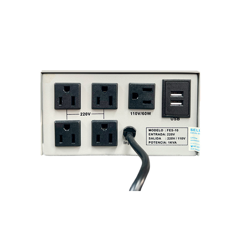 ESTABILIZADOR ELISE FASE FES-10 1000VA 220V