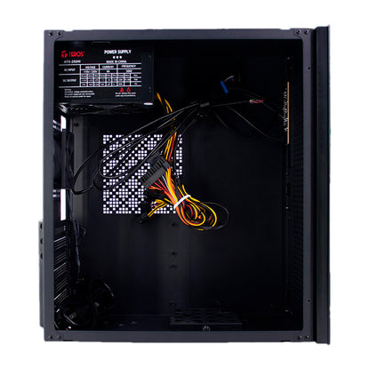CASE TEROS TE-1036S, FACTOR DE FORMA ATX, 250 W, USB 3.0 / 2.0, AUDIO, NEGRO
