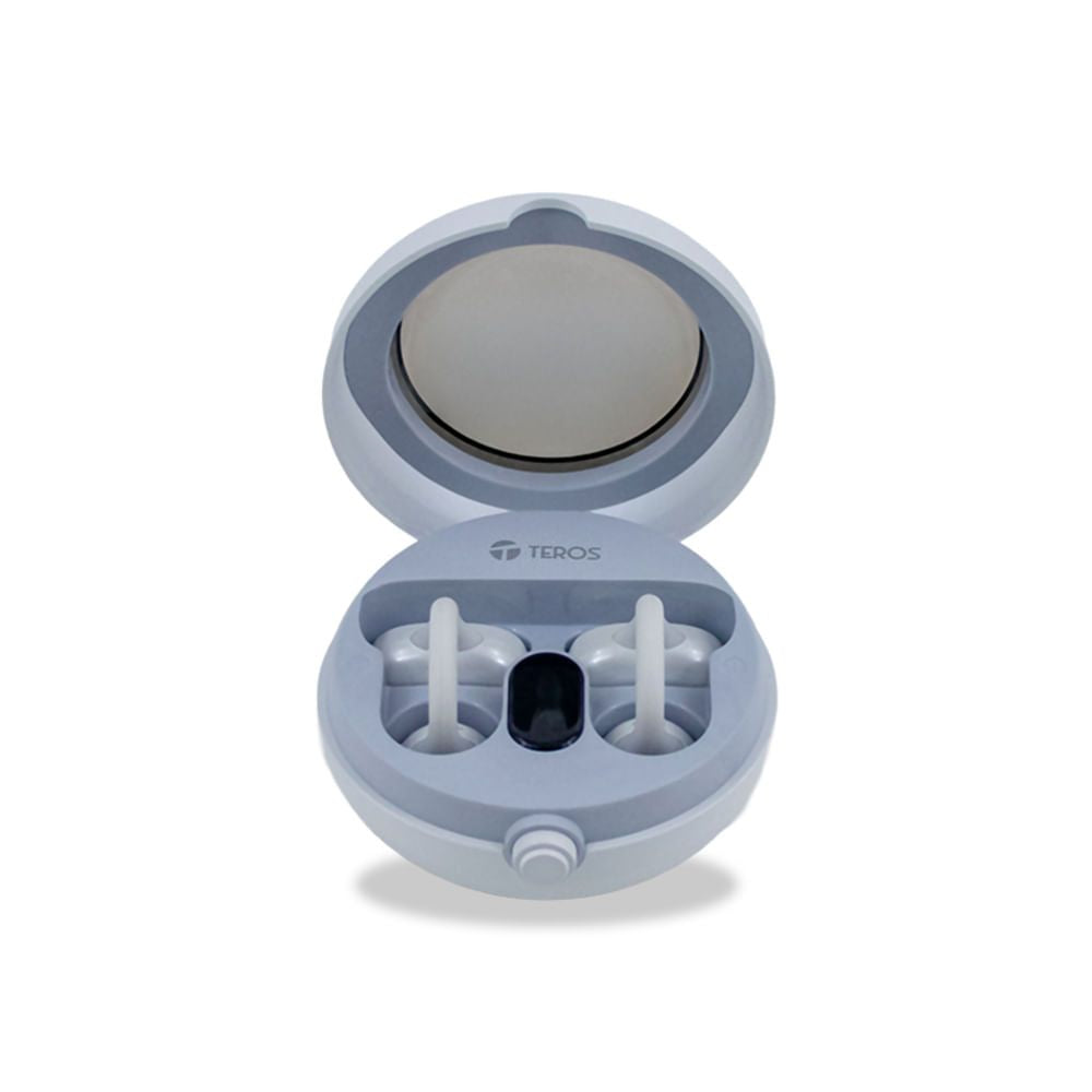 Audífonos Teros TE-80712W Bluetooth TWS Inalámbricos Blanco Titanium | USB-C