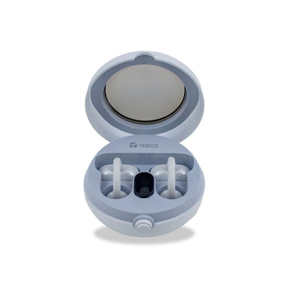 Audífonos Teros TE-80712W Bluetooth TWS Inalámbricos Blanco Titanium | USB-C