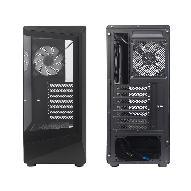 CASE GAMER TEROS TE-1321G MID TOWER ARGB NEGRO