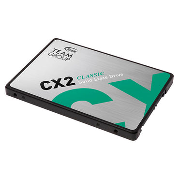UNIDAD DE ESTADO SOLIDO TEAMGROUP CX2, 256GB, SATA 6.0 GB/S, 2.5", ECC, DC +5V