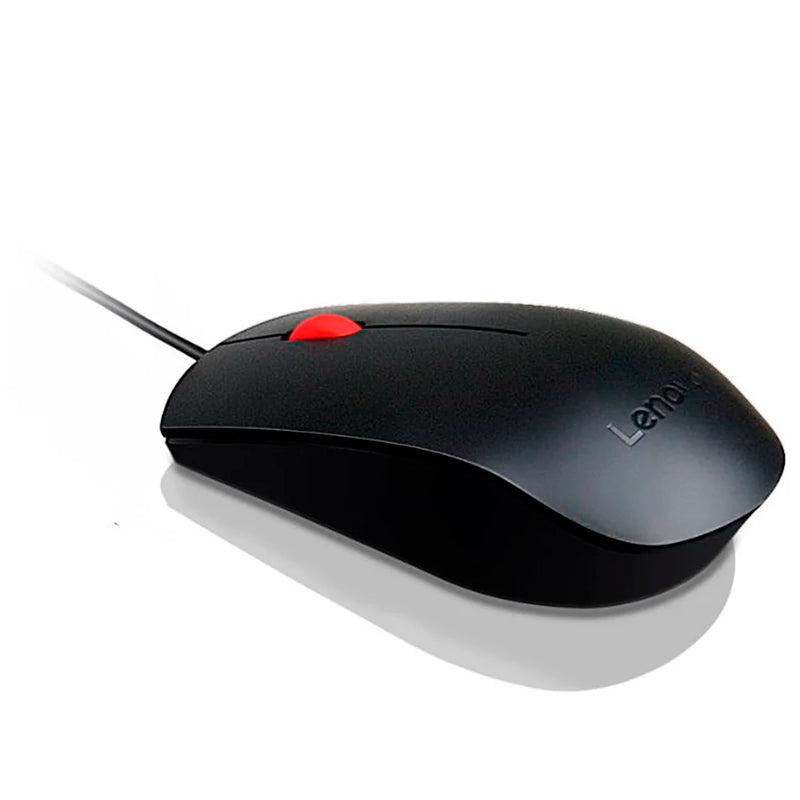 Mouse Lenovo Essential USB Negro 1600 DPI Sensor Óptico