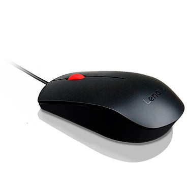 Mouse Lenovo Essential USB Negro 1600 DPI Sensor Óptico