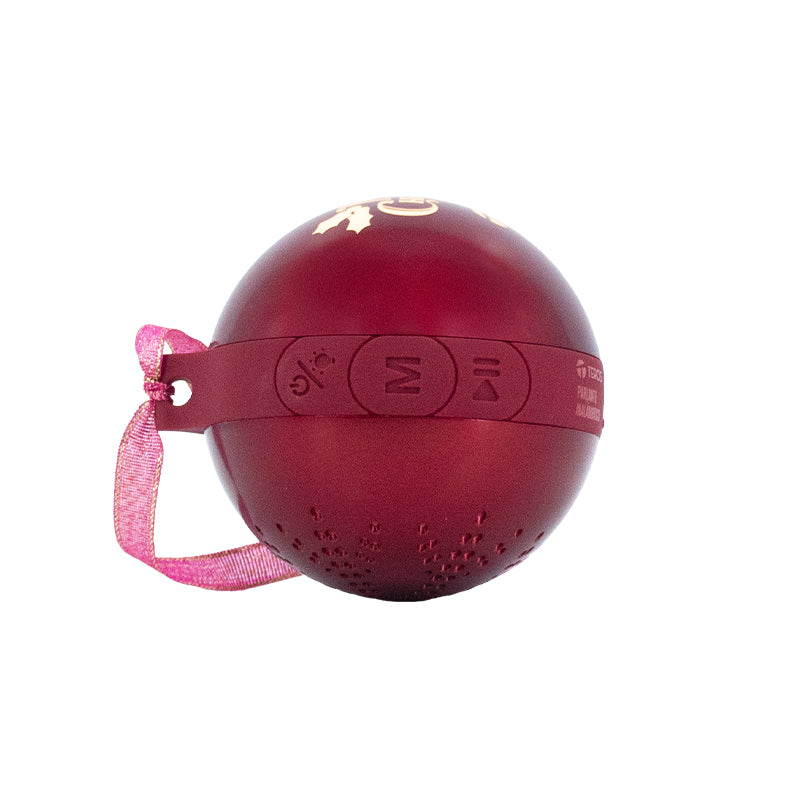 Parlante Bluetooth Teros TE-6018R Merry Christmas Rojo 5W TWS Bluetooth 5.3