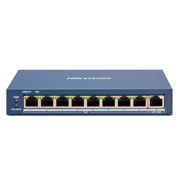 Switch Hikvision DS-3E1309P-EI/M 8 Puertos PoE Fast Ethernet Smart Vigilancia