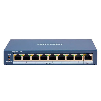 Switch Hikvision DS-3E1309P-EI/M 8 Puertos PoE Fast Ethernet Smart Vigilancia