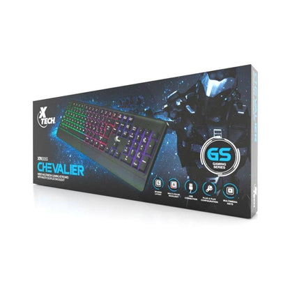 TECLADO XTECH CHEVALIER XTK-505S - TECLADO - RETROILUMINACIÓN
