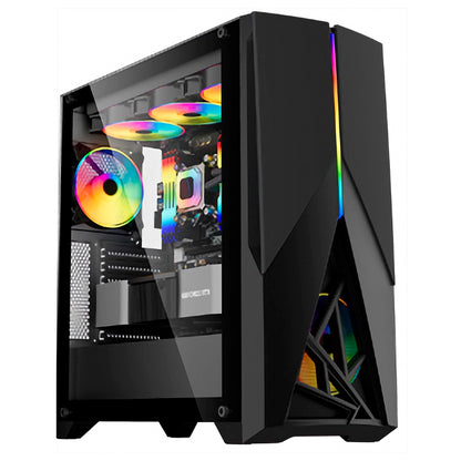 CASE GAMER TEROS TE-1174N MID TOWER ARGB NEGRO
