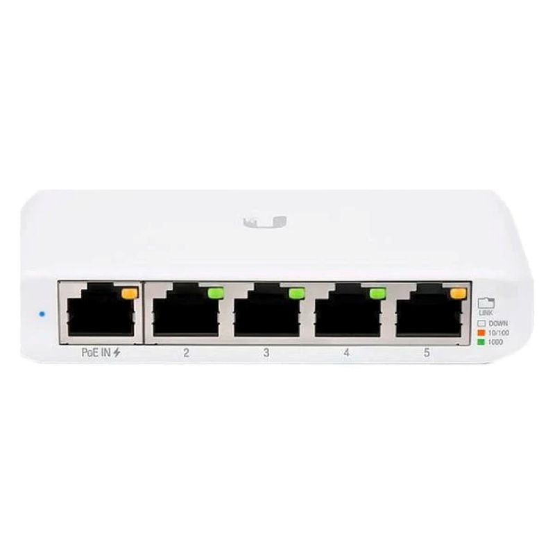 Switch Ubiquiti UniFi USW-Flex 5 Puertos Gigabit PoE Gestionado L2 Compacto