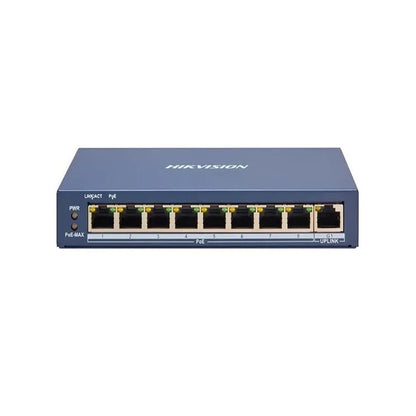 Switch Hikvision DS-3E0108D-E 8 Puertos Fast Ethernet 10/100 Compacto