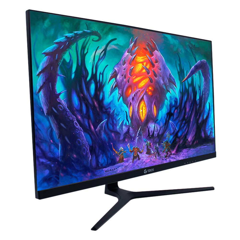 MONITOR PLANO GAMING TEROS TE-2769G, 27" QHD IPS FLAT, 180 HZ, 1MS, HDMI, DP, AUDIO