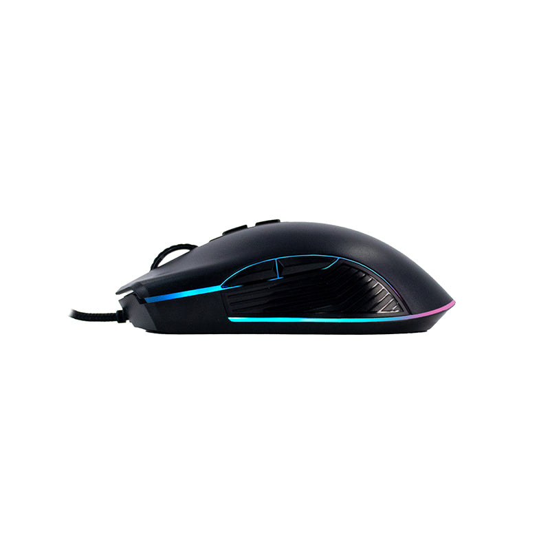 MOUSE GAMER TEROS TE-1233G RGB 7200DPI 7 BOTONES