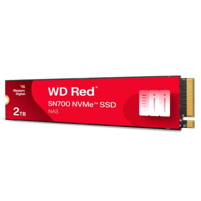 UNIDAD EN ESTADO SÓLIDO WESTERN DIGITAL WD RED SN700 NVME 2TB, PCIE GEN3 X4, M.2 2280 S3-M