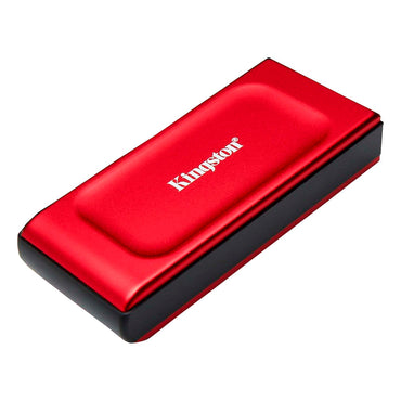 DISCO EXTERNA KINGSTON XS1000, 1TB, USB 3.2 GEN 2 TIPO-C, COLOR ROJO