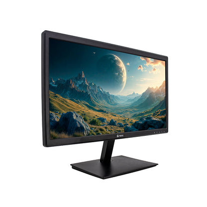 MONITOR TEROS LED PLANO TE-1916S 19.5" HD TN 75HZ 5MS HDMI VGA AUDIO OUT NEGRO