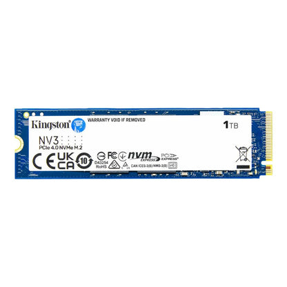 UNIDAD EN ESTADO SOLIDO KINGSTON 1000GB NV3 PCIE 4.0 NVME M.2 SSD