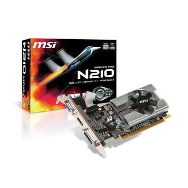 TARJETA DE VIDEO MSI NVIDIA GEFORCE 210 1GB DDR3 64BIT HDMI DVI VGA PCI-E 2.0