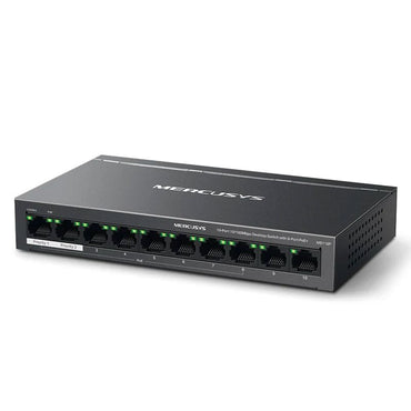 Switch Mercusys MS110P 10 Puertos Fast Ethernet 8 PoE+ para Vigilancia