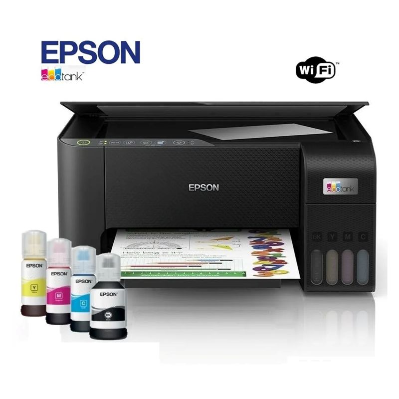 IMPRESORA MULTIFUNCIONAL EPSON ECOTANK L3250 WIFI USB COLOR 110V