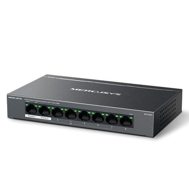 Switch Mercusys MS108GP 8 Puertos Gigabit 7 PoE+ 10/100/1000 Alto Rendimiento
