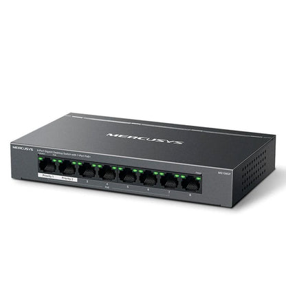 Switch Mercusys MS108GP 8 Puertos Gigabit 7 PoE+ 10/100/1000 Alto Rendimiento