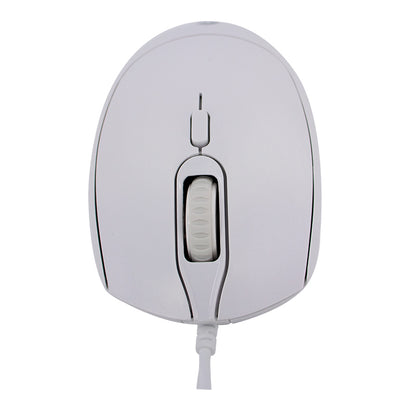 MOUSE ÓPTICO TEROS TE-1225S DPI AJUSTABLE COLOR BLANCO