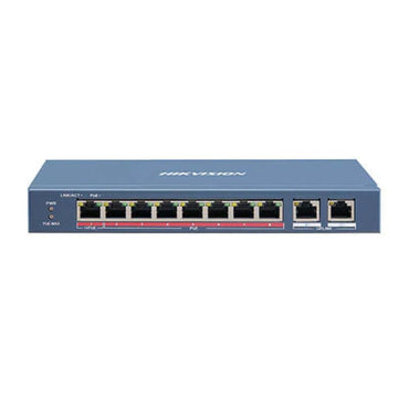 Switch Hikvision DS-3E0310HP-E 8 Puertos Gigabit PoE 10/100/1000 No Gestionado