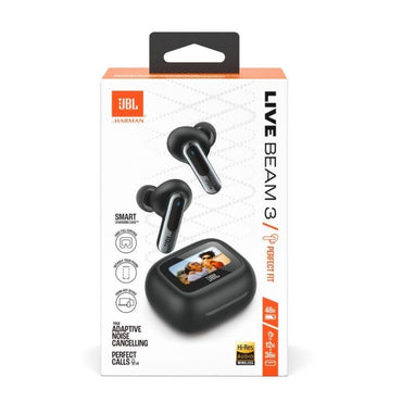 AURICULARES JBL LIVE BEAM 3 ANC BLUETOOTH NEGRO