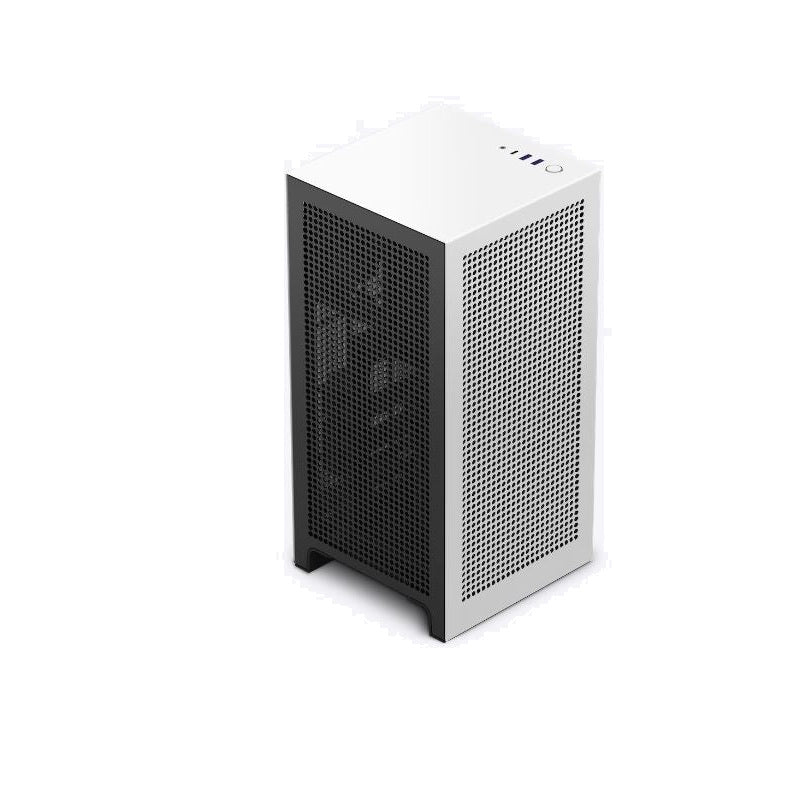 Case NZXT H1 Mini ITX Blanco con Fuente 650W Gold Watercooling