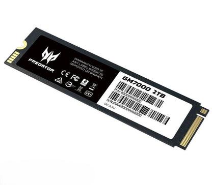 SSD NVMe 2TB Predator GM7000 PCIe 4.0 x4 M.2 2280 Hasta 7400MB/s Alto Rendimiento