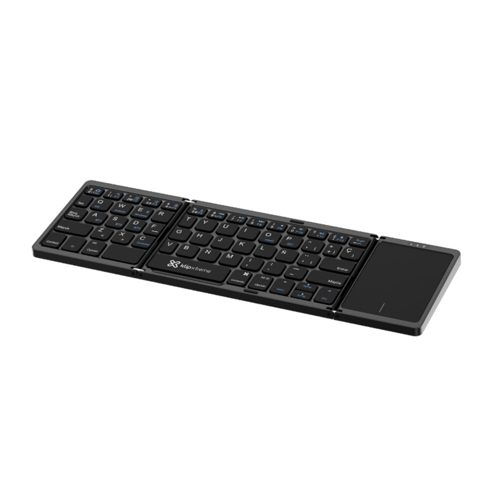 TECLADO INALÁMBRICO KLIP XTREME KCK-650S ESPAÑOL CON TOUCHPAD BLUETOOTH 5.0 NEGRO