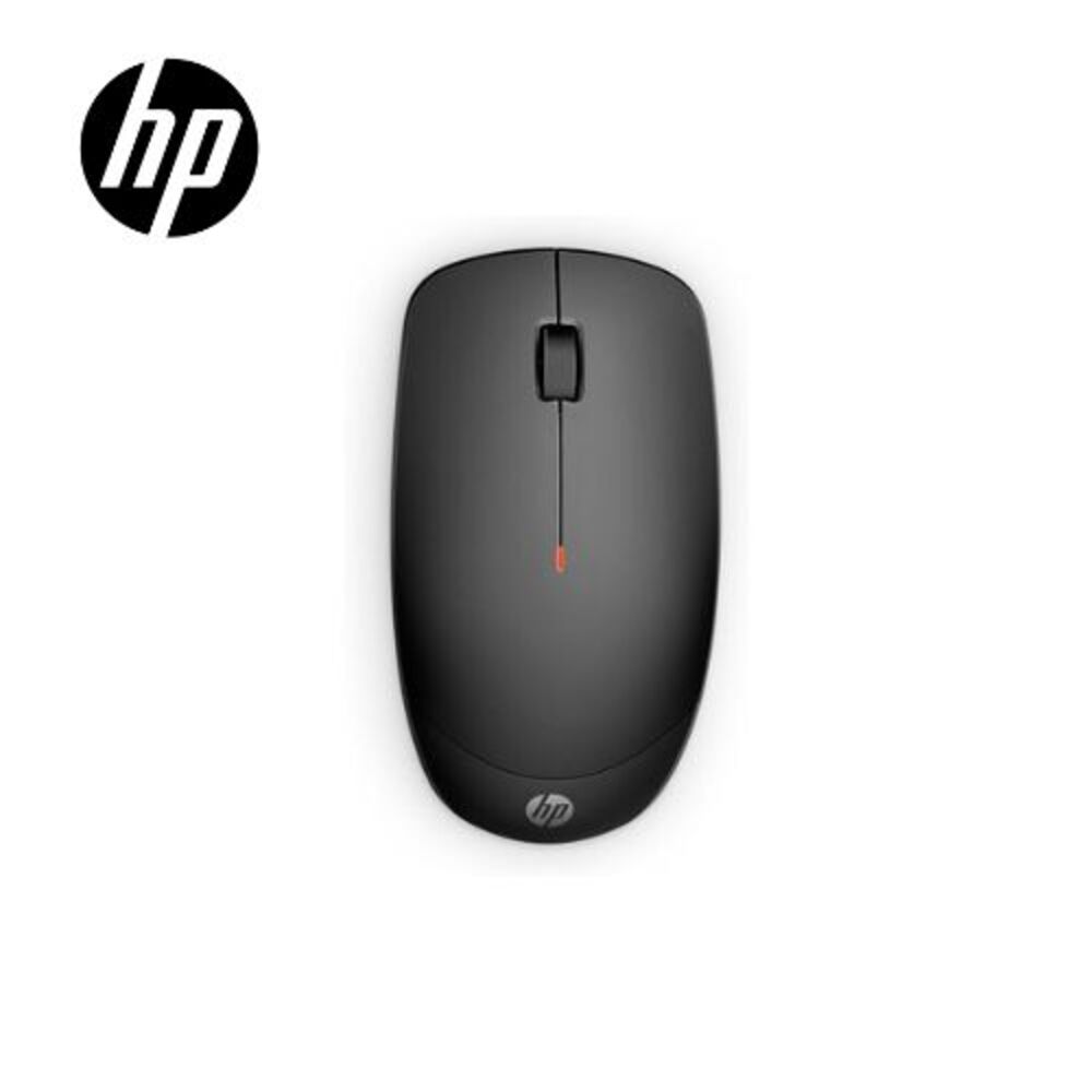 Mouse HP 235 Slim inalámbrico, óptico, 1600 DPI, diseño compacto con receptor USB, color negro.