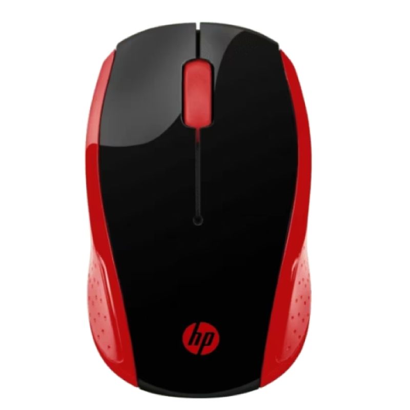 MOUSE HP 200 RED WIRELESS 2HU82AA