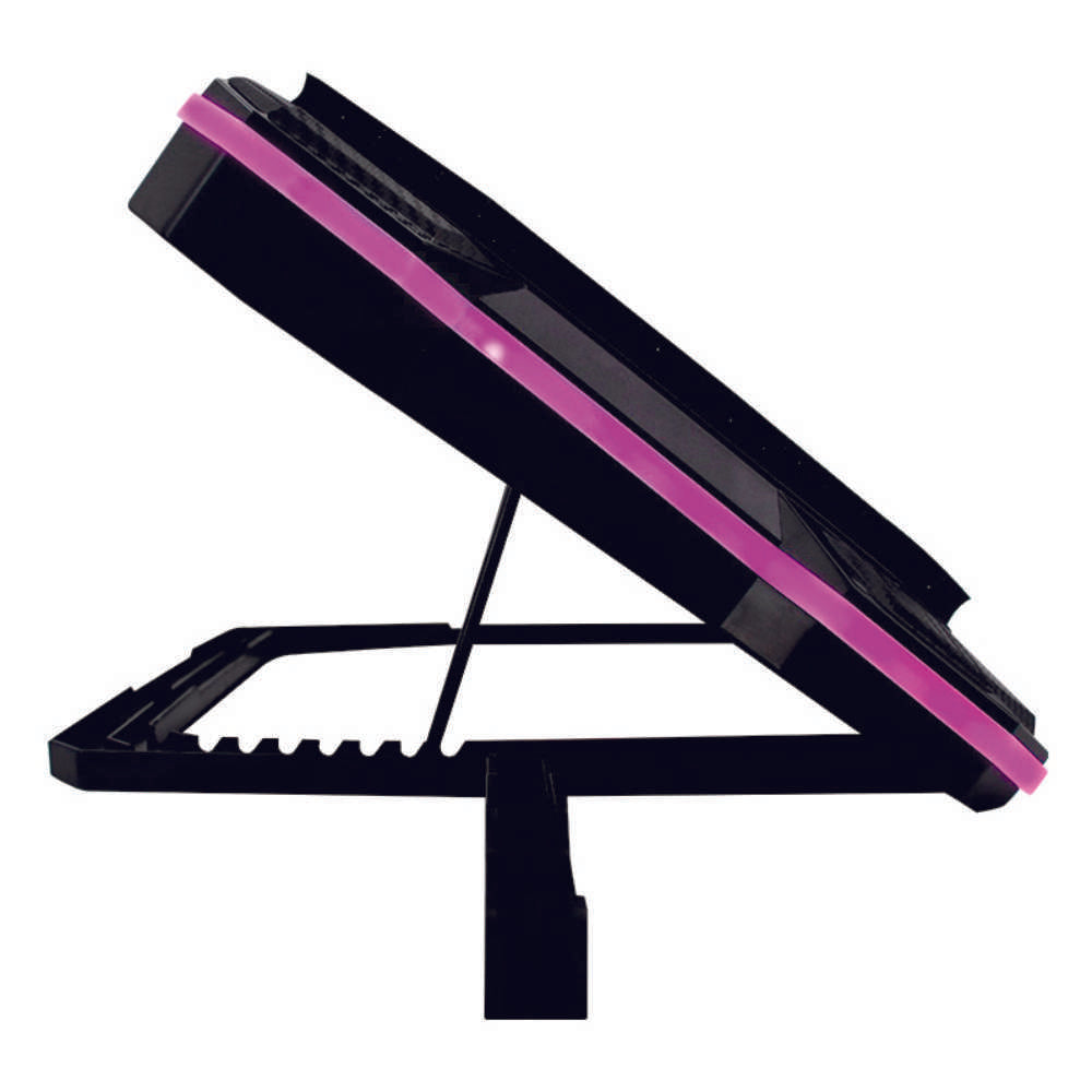 COOLER TEROS TE-7133N RGB, COMPATIBLE CON NOTEBOOKS DE 14" HASTA 19"