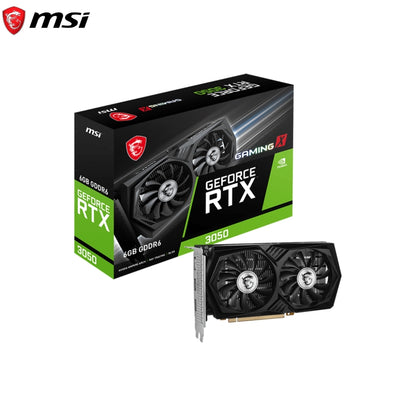 TARJETA DE VIDEO MSI GEFORCE RTX 3050 GAMING X 6G, 6GB GDDR6, PCI-EXPRESS GEN 4.0
