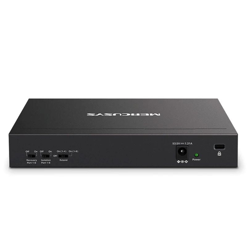 Switch Mercusys MS110P 10 Puertos Fast Ethernet 8 PoE+ para Vigilancia