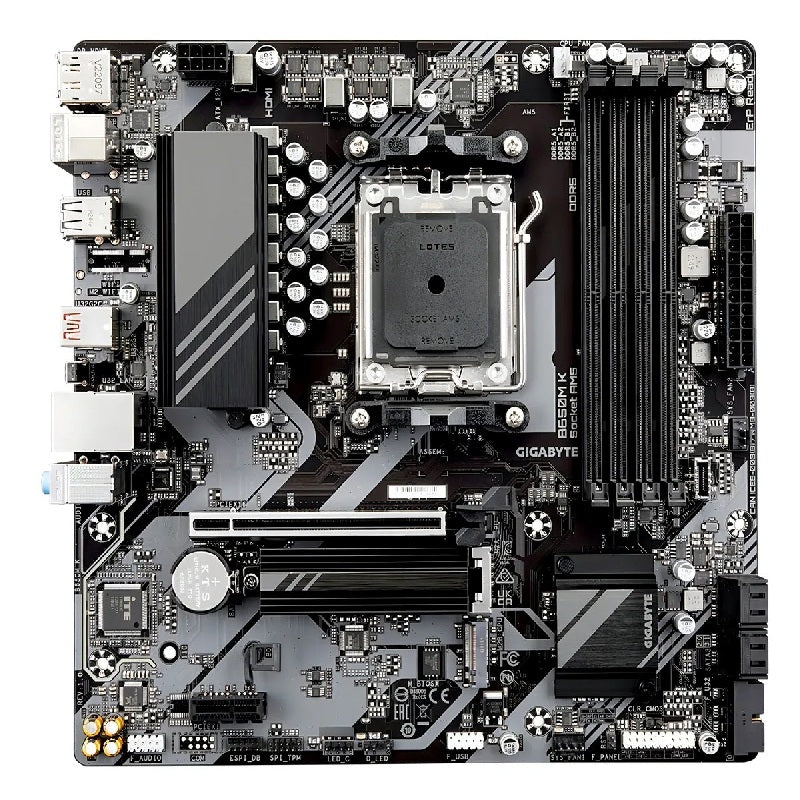 Motherboard Gigabyte B650M K AM5 DDR5 Micro-ATX HDMI DP Ryzen 7000