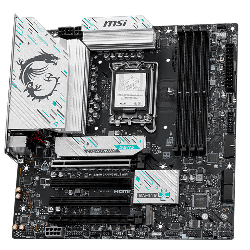 MOTHERBOARD MSI B860M GAMING PLUS WIFI LGA1851 MATX