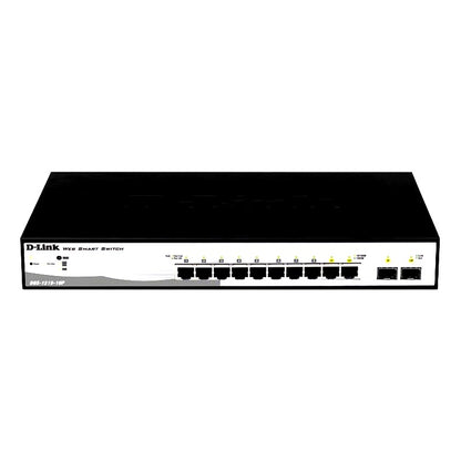 SWITCH D LINK DGS 1210 10P CAPA 2 10 PUERTOS GIGABIT 2 PUERTOS SFP COMBO