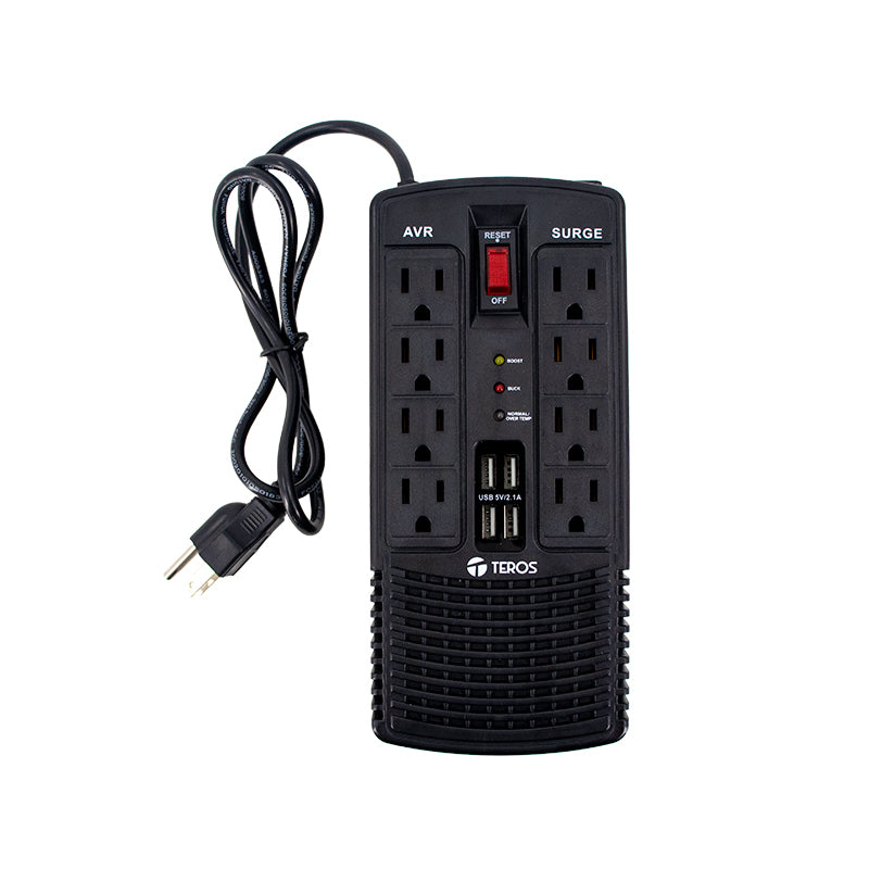 ESTABILIZADOR TEROS TE-7180 AVR 1200VA 600W