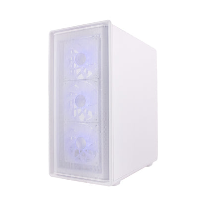 CASE GAMER TEROS TE-1329 ATX WHITE DISEÑO MODERNO