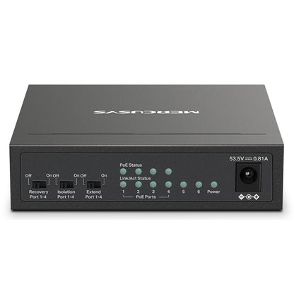 Switch Mercusys 6 Puertos 10/100 Mbps Fast Ethernet Compacto