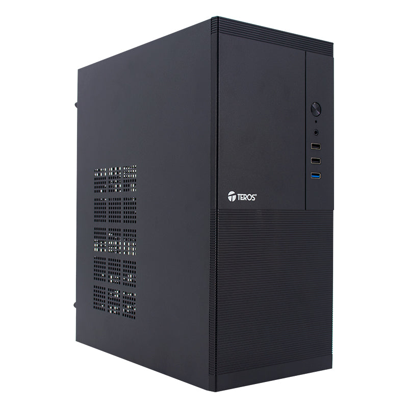 CASE TEROS TE-1033S MINI TOWER ATX CON FUENTE 250W