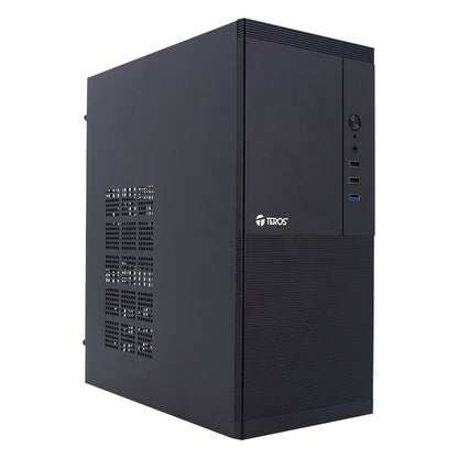 CASE TEROS TE-1033S MINI TOWER ATX CON FUENTE 250W