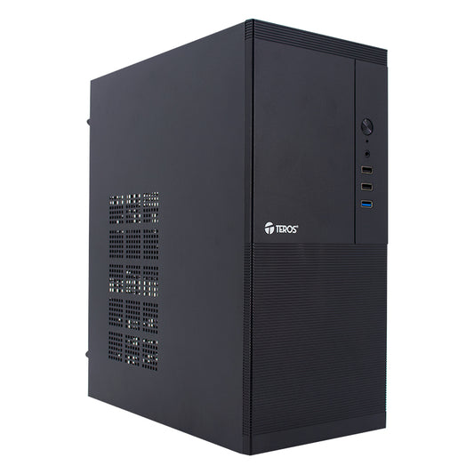 CASE TEROS TE-1033S MINI TOWER ATX CON FUENTE 250W