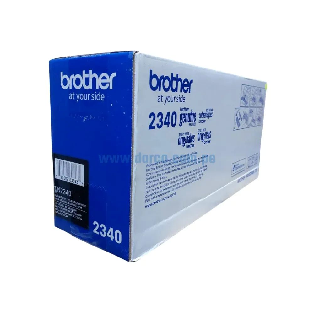 Tóner Brother TN-2340 Negro Original 2,600 Páginas | HL-L2360DW DCP-L2540DW MFC-L2700DW