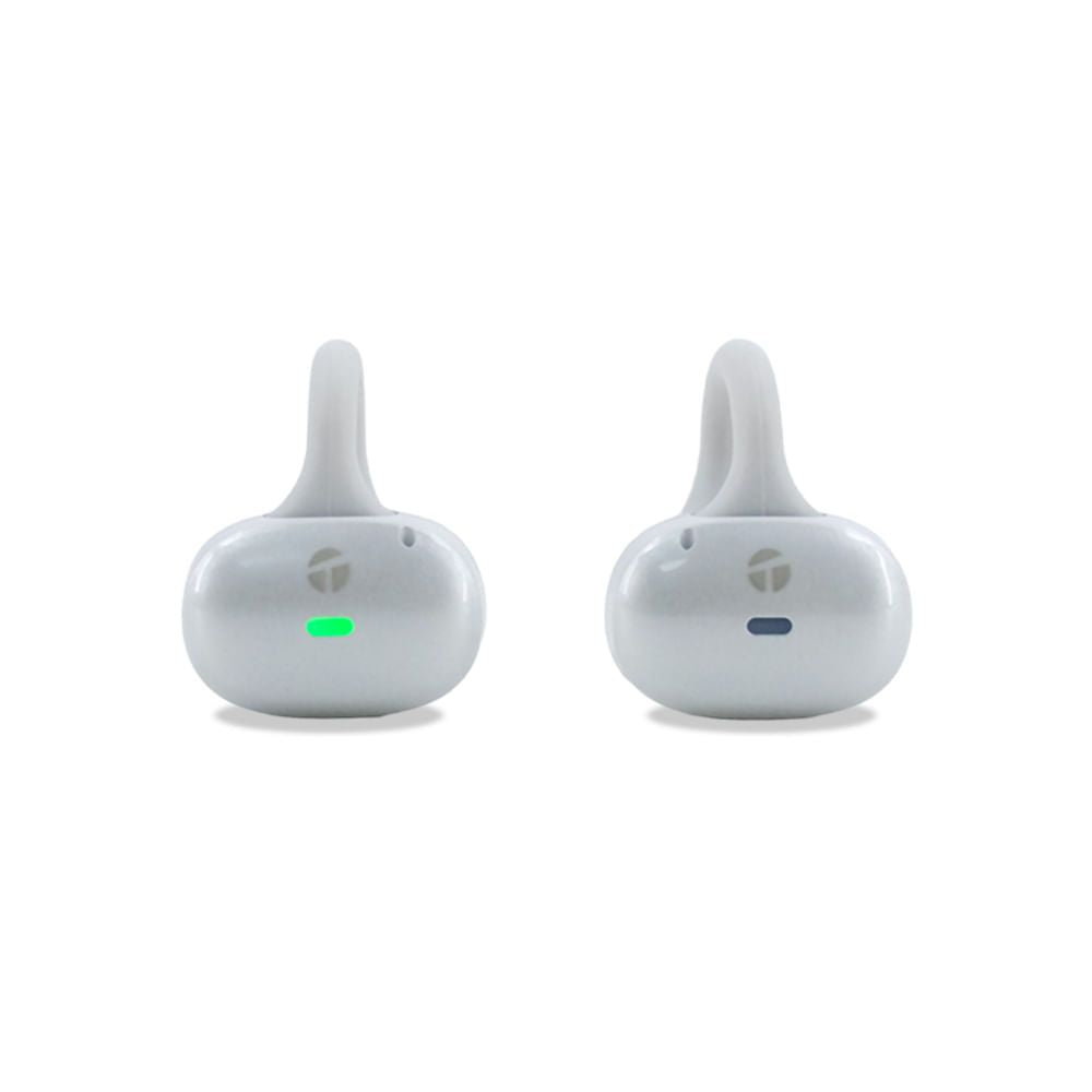 Audífonos Teros TE-80712W Bluetooth TWS Inalámbricos Blanco Titanium | USB-C