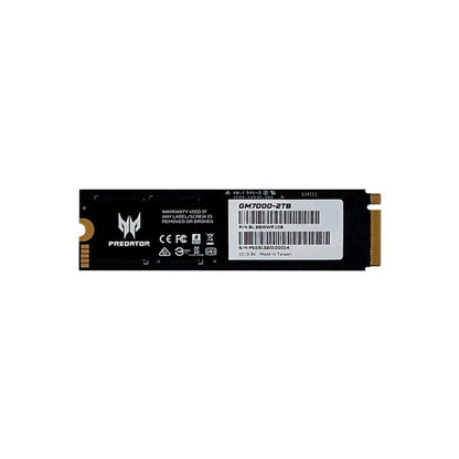 UNIDAD DE ESTADO SOLIDO PREDATOR GM7000, 2TB, PCIE GEN 4.0 X4 NVME 1.4