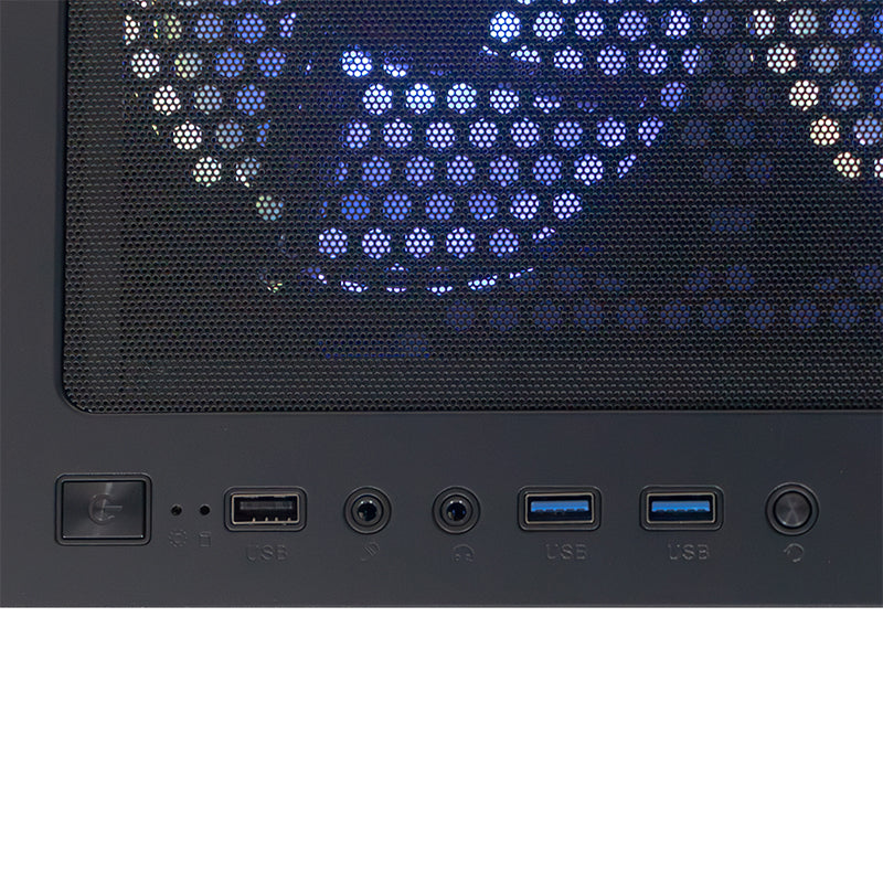 CASE GAMER TEROS TE-1175N MID TOWER NEGRO DISEÑO GAMING